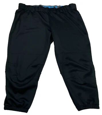 Easton Gameday Fastpitch Softball Pants Black Crop 37-39 Waist 1 Pocket Size 2XL - Image 1 of 4