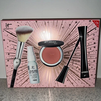 New in Box IT COSMETICS Celebrate Your Beauty 4pc Makeup Set $99.50 VALUE - Image 1 of 2
