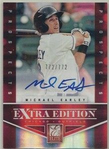 2012 Donruss Extra Edition AUTOGRAPH #171 Michael Earley.  Serial Number 772/772