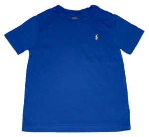 Polo Ralph Lauren Boys Size 5 Royal Blue Crew Neck Short Sleeve T Shirt - Picture 1 of 4