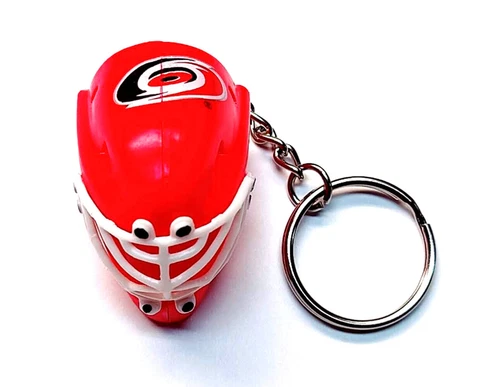 CAROLINA HURRICANES HOCKEY MINI TEAM GOALIE MASK KEYCHAIN 1.5" TALL NHL LICENSED Cover