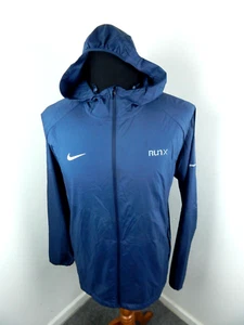 Nike Running Run X Jacket Full Zipper Hooded Men Size L -Nice Jacket - Picture 1 of 4