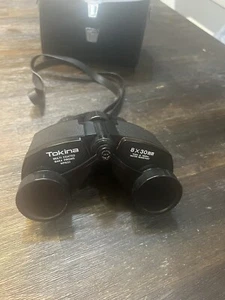 Rare Tokina WP830 Japanese 8x30mm Multi Coated Binoculars With Case Vintage - Picture 1 of 6
