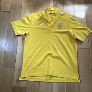 FERRARI Polo Shirt Pilota Ferrari Official Merchandise Yellow Large - Picture 1 of 3
