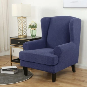 Funda de sillón impresa Stretch orejeras fundas fundas de silla para salón - Imagen 1 de 123