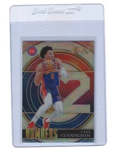 Cade Cunningham 2021-22 Panini Select Numbers Prizm Rookie Basketball Card #40 - Bild 1 von 1