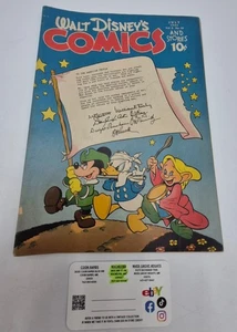 Rare 1945 Walt Disney's Comics & Stories Vol 5 #10 Issue #58 Classic Comic - Picture 1 of 4