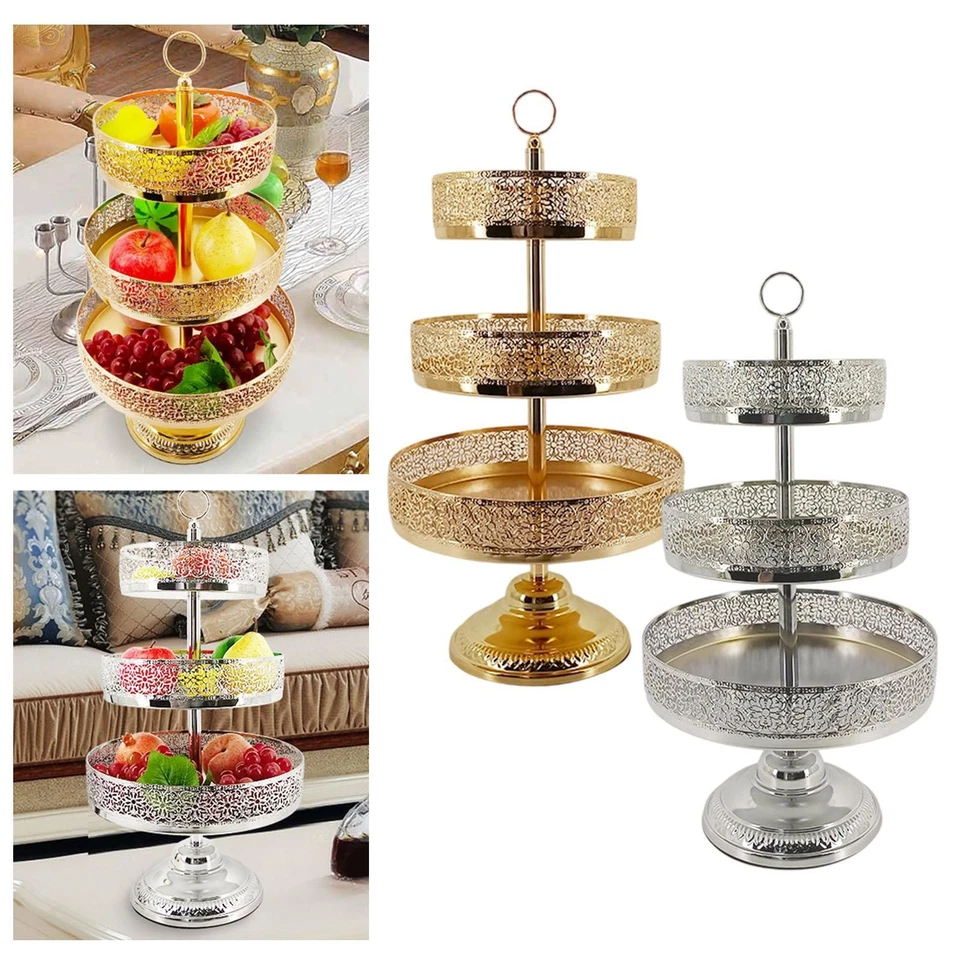 Supporto per cupcake a 3 livelli, torre per cupcake, vassoio da portata a più - Immagine 1 di 1