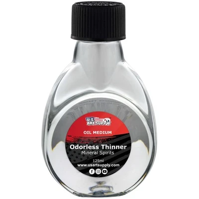 U.S. Art Supply Odorless Mineral Spirits Thinner, 125ml - Image 1 of 4