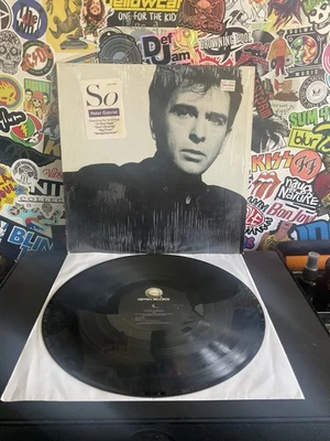 PETER GABRIEL So VG+ VINYL W/HYPE STICKER  - Image 1 of 2