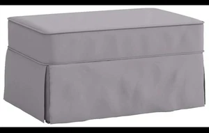 Repuesto funda otomana de algodón. Se adapta a otomana Pottery Barn PB Comfort - Imagen 1 de 4