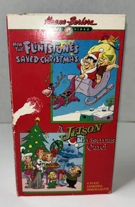 Hanna-Barbera's How the Flintstones Saved Christmas/A Jetson Christmas Carol;VHS - Bild 1 von 4