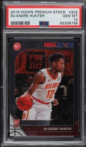 2019 Hoops Premium Stock De'Andre Hunter ROOKIE #202 PSA 10 - Picture 1 of 2