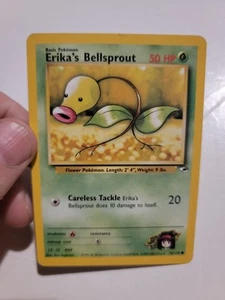 Erika's Bellsprout 76/132 - 1ST EDITION - Gym Heroes Pokemon Card Vintage - Picture 1 of 2
