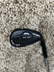Cleveland 588 RTX Rotex -Face Black 60-12 60° Lob Wedge Steel Wedge Flex - Picture 1 of 5