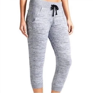 Pantalon de jogging cropped Downplay gris bruyère Athleta 438844 femme moyen - Photo 1/10