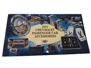 Chevrolet 1974 nuevo de fábrica accesorios originales coches de pasajeros folleto catálogo - Imagen 1 de 2