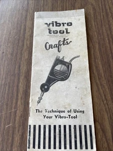 Vibri Tool Crafts Manual 1945 - Picture 1 of 9