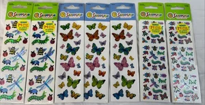 SandyLion Butterfly Gem Stickers & Prismatic 2 Sheet Bug/Insect Stickers 7 packs - Picture 1 of 21
