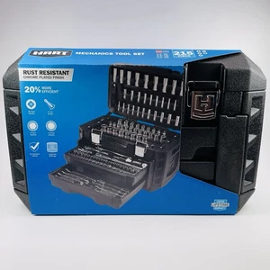 Hart HHMTS414 215-Piece Mechanics Tool Set Multiple Drive Chrome Finish w/Case - Picture 1 of 8