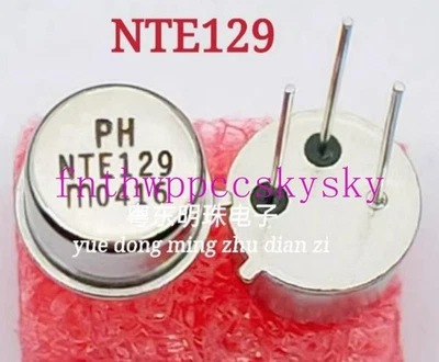 1PCS NEW NTE129  Sealed Hat Tube TO-39 Transistor - Image 1 of 2