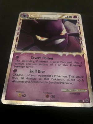 Crobat Prime 84/95 (2010) Pokemon TCG Unleashed Lightly Played - Image 1 of 4