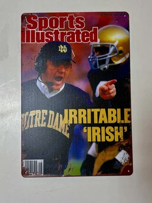 Notre Dame Irritatable Irish - Metal Sign - Image 1 of 2