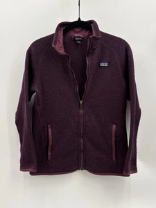 Patagonia Jacket Girls XL 14 Purple Fleece Full Zip - Picture 1 of 5