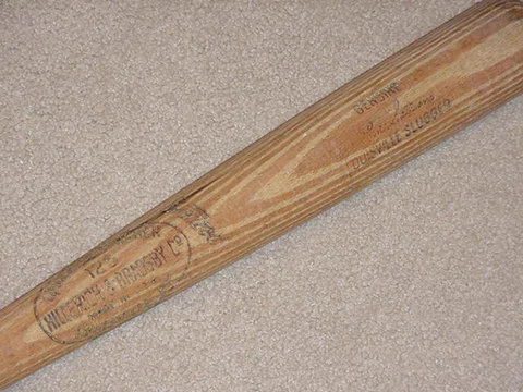 Tom Satriano H&B Game Used Bat Los Angeles Angels Red Sox Cover