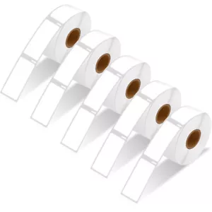 500 etiquetas por rollo 1"" x 2-1/8"" para DYMO 30336 LabelWriter 320 EL40 25 mmx54 mm - Imagen 1 de 12