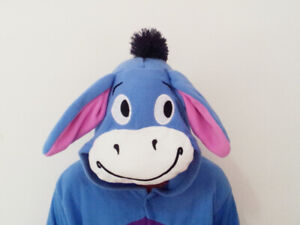 Unisex Adult Animal Donkey  Onesiee Costume Cosplay Pyjamas Kigurumi