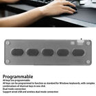 5 przycisków Programowalna klawiatura USB Wired Wireless BT Dual Mode Mini Silik FAT