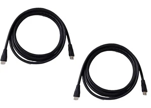 Audio2000'S ADC2508 2 PACK: 3M/10ft Cavi HDMI Professionali 1080p HDTV -NUOVO - Foto 1 di 5