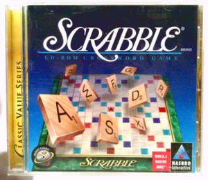✅ Scrabble~Windows/Mac~CD Rom~1996~Vintage~Kompettiertes mit Handbuch - Bild 1 von 5