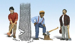 Woodland Scenics # 2552 Scenic Accents(R) Figuras Chip, Woody y Chopper G Sin usar, en caja - Imagen 1 de 1