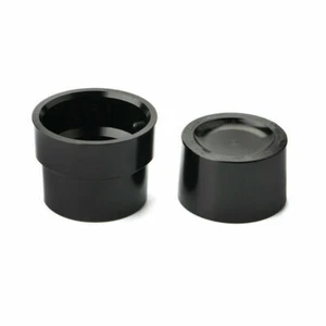 Motorcycle Black Rear Axle Nut Covers Caps For Harley Forty Eight Dyna Sportster - Picture 1 of 4
