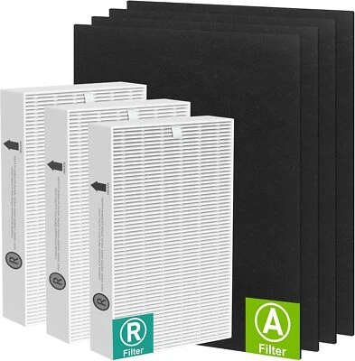 3 HPA300 True HEPA Filter R and 4 Activated Carbon Filter A with Honeywell - Image 1 of 4