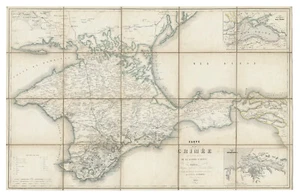 Antique Map "Carte de la Crimee" (Crimea / Crimean Peninsula) Tardieu, 1854 - Picture 1 of 13