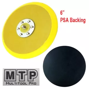 Almohadilla de lijado 6"" 148 mm PSA 5/16"" 24 TPI hilo DA lijadora pulido - Imagen 1 de 1