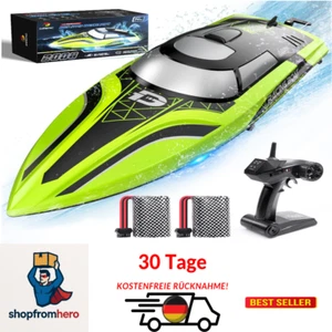 RC Wasserfahrzeug Poolboot mit LED – 20+km/h & 2 Batterien - Bild 1 von 10