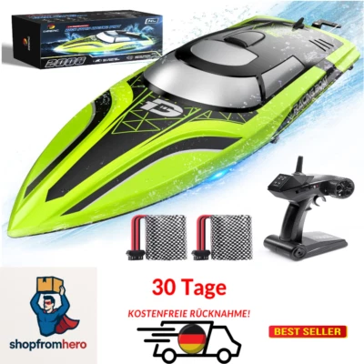 RC Wasserfahrzeug Poolboot mit LED – 20+km/h & 2 Batterien - Bild 1 von 4
