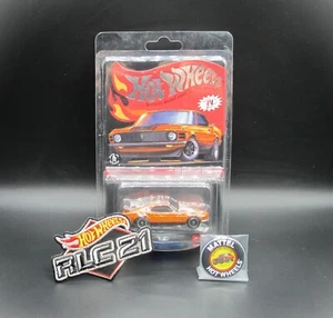 Hot Wheels RED LINE CLUB, '70 MUSTANG BOSS 302, CLUB EXCLUSIVE, Patch & Pin - Picture 1 of 2