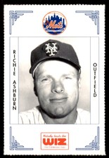 1991 Nobody Beats the Wiz New York Mets Richie Ashburn  EX-MINT New York Mets