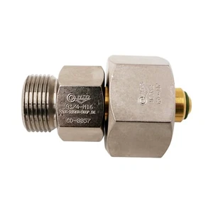 Multiadattatore 300bar W30x2 dado di bloccaggio su G3/4" esterno (attacco ossigeno) - Foto 1 di 3
