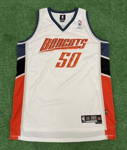 Reebok Charlotte Bobcats Emeka Okafor NBA Basketball Jersey Size 2XL White - Picture 1 of 6
