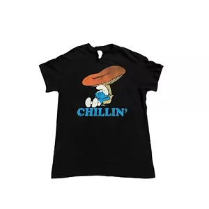 Modernes Schlumpf Chillin T-Shirt Film Comicbuch klein - Bild 1 von 3