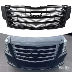 For Cadillac Escalade 2015- 2020 Sport Grille Front Bumper Upper Mesh Grille BlK - Bild 1 von 17