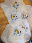 5 Disney Parks Mickey Mouse Clear Pvc Rain Poncho, 1 Child 4 Adult