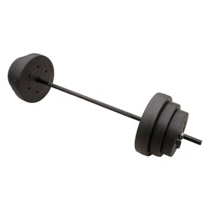 Juego de pesas de vinilo Cap Barbell de 100 libras con barra para gimnasio de entrenamiento en casa  - Imagen 1 de 3