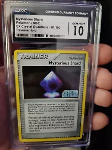 Pokemon Mysterious Shard EX Crystal Guardians 81/100 Reverse Holo CGC 10 PSA - Picture 1 of 2